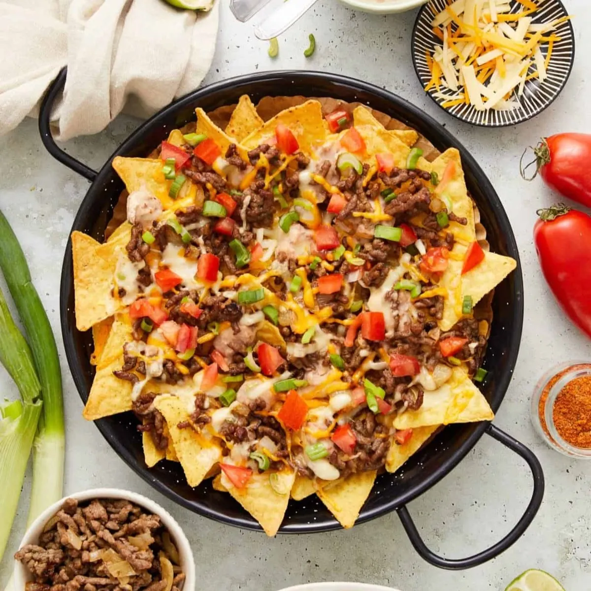 Biftekli Nachos